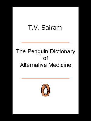 cover image of The Penguin Dictionary of Alternative Medicine